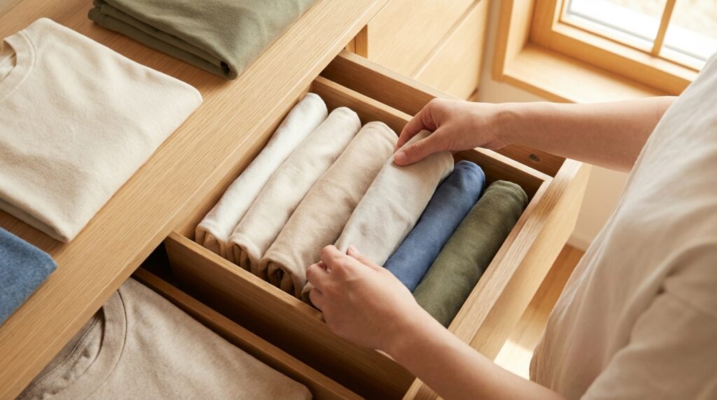 How to Fold Clothes to Save Space in Drawers 29 Does file folding really save that much space?