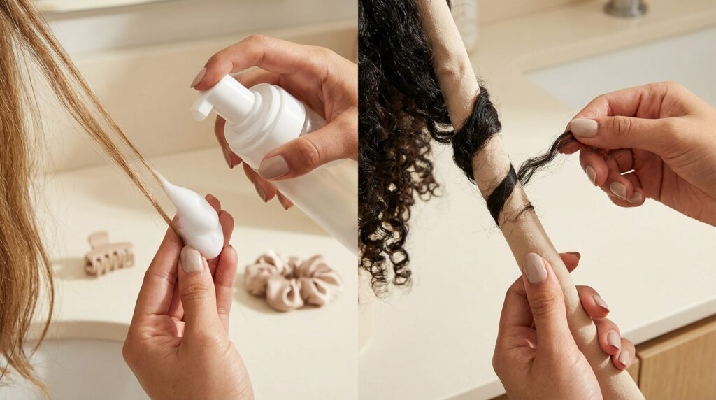 How to Do Heatless Curtain Bangs at Home 29 Does this work on all hair types?