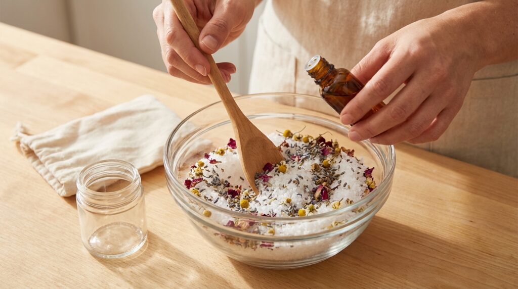Self-Care Gifts You Can Make for Yourself or a Friend 27 Herbal Bath Soak