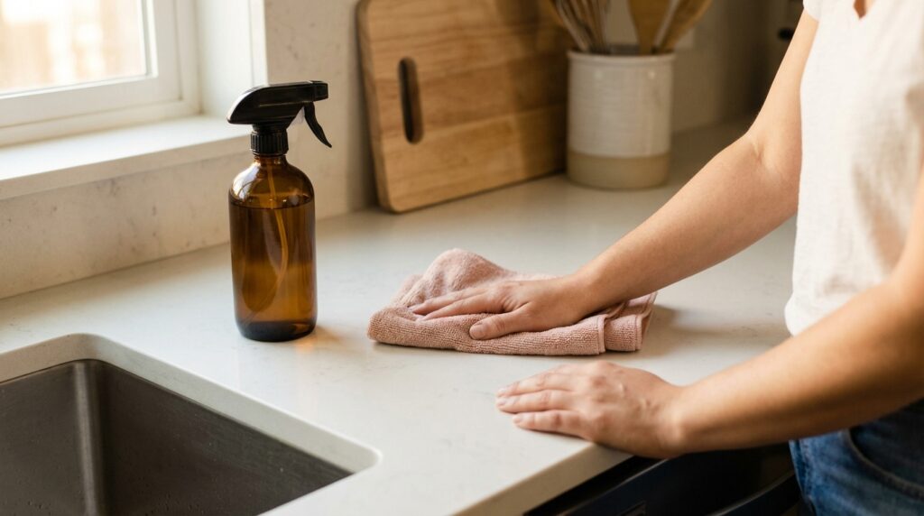 Kitchen Cleaning Checklist for Busy Weeknights 29 How often should I deep-clean the kitchen if I follow this nightly routine?
