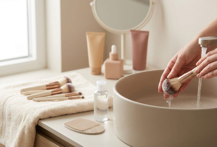 How to Clean Makeup Brushes the Easy Way