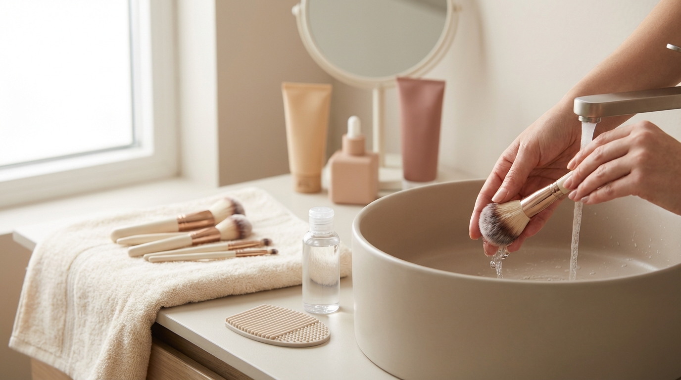 How to Clean Makeup Brushes the Easy Way