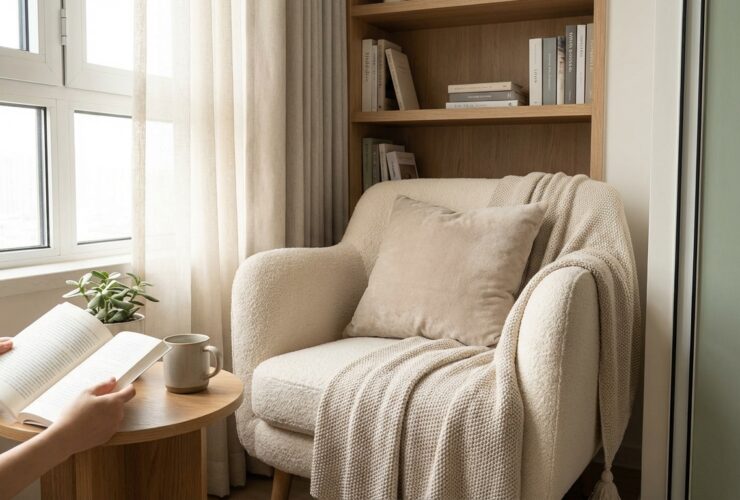 How to Create a Relaxing Reading Nook in a Tiny Room