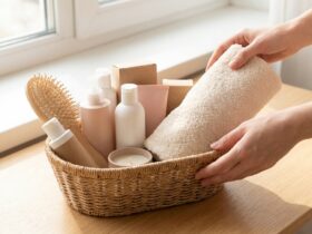 How to Create a “Save & Care” Gift Basket from Amazon Finds