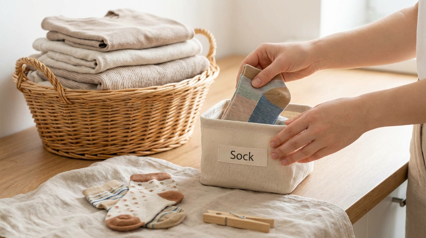 How to Deal with Single Socks and Laundry Chaos