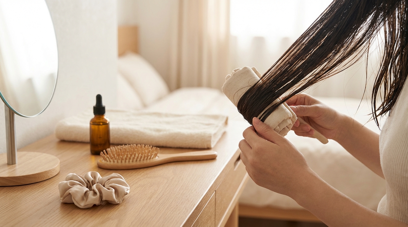 How to Do Heatless Curtain Bangs at Home