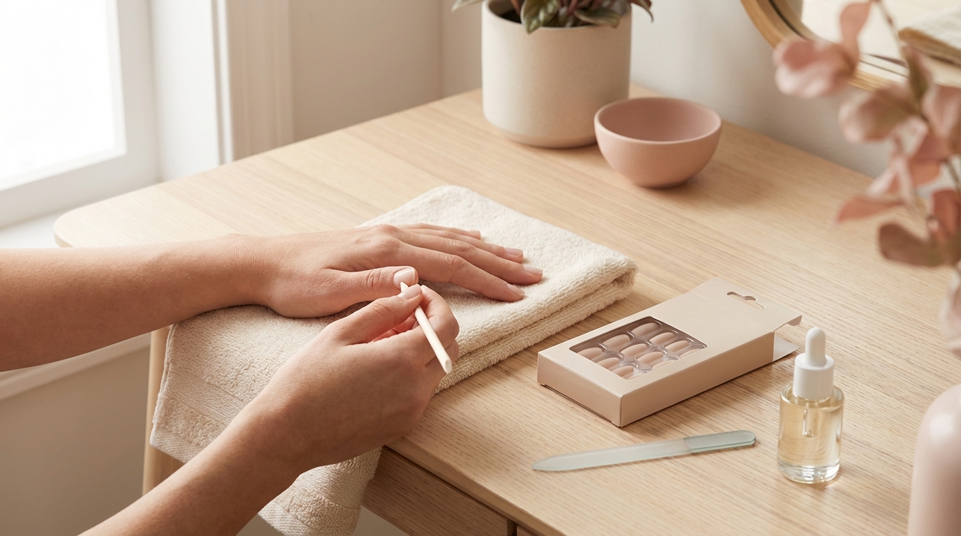 How to Do a Full DIY Manicure at Home Before Press-Ons