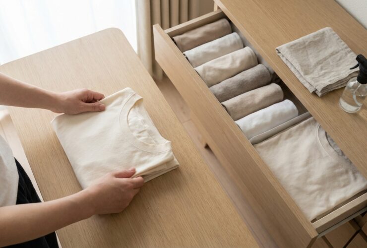 How to Fold Clothes to Save Space in Drawers