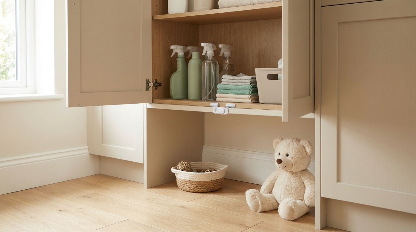 How to Keep Cleaning Supplies Away from Kids and Pets