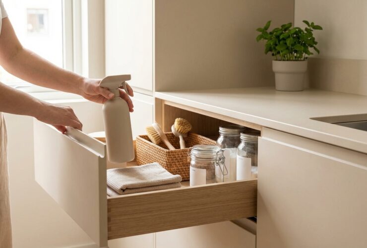 How to Store Cleaning Supplies in a Tiny Apartment