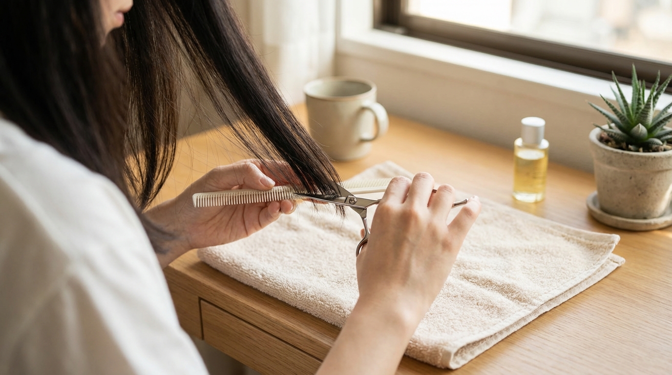 How to Trim Your Own Ends at Home (Non-Professional Guide)