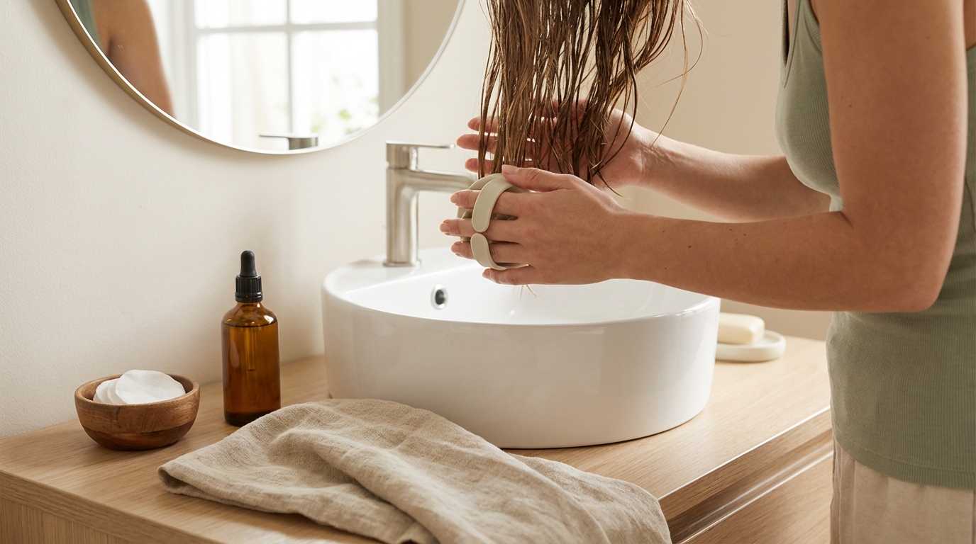 How to Use a Scalp Massager Brush at Home