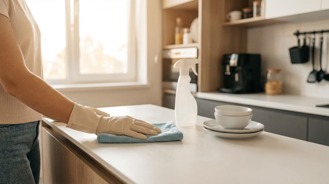 Kitchen Cleaning Checklist for Busy Weeknights