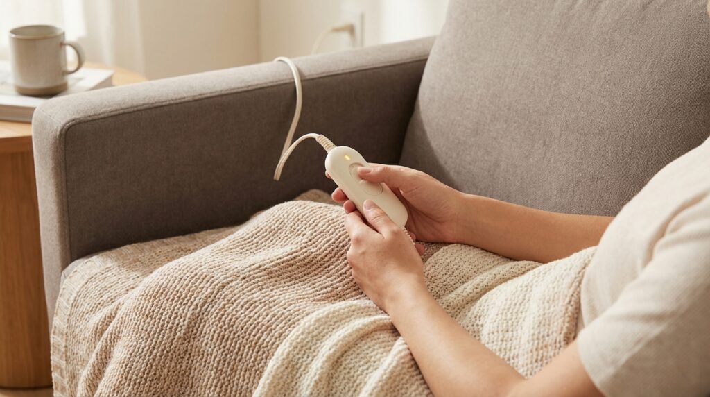 Cozy Gift Ideas for People Who Are Always Cold 26 Option: Electric Throw Blanket