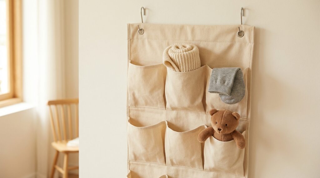 Best Over-the-Door Organizers for Small Spaces 26 Option: Fabric Pocket Organizers