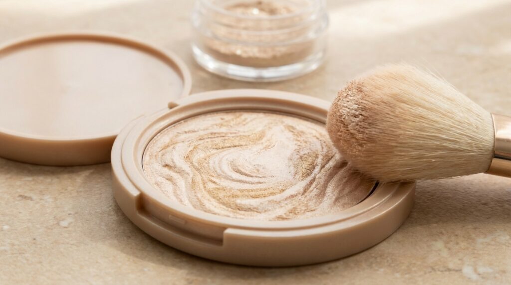 Best Budget Highlighters for a Subtle Glow 27 Option: Pressed Powder Highlighter with Light-Reflecting Pearls (Under $12)