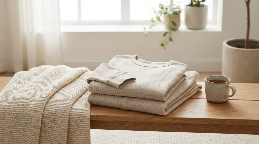 Cozy Gift Ideas for People Who Are Always Cold 27 Option: Thermal Loungewear Set