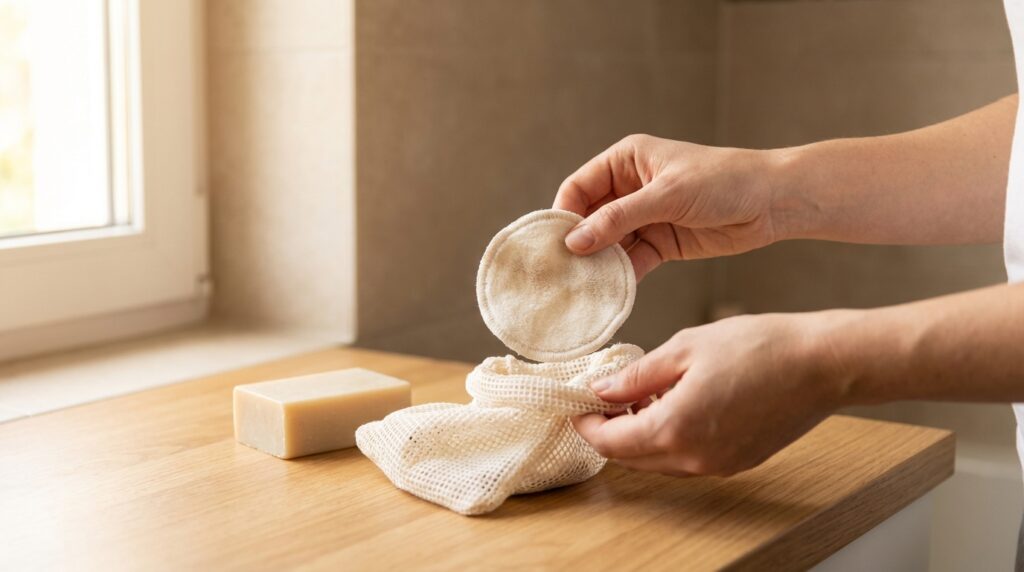 How to Remove Makeup Gently Before Bed 30 What about reusable makeup remover pads?